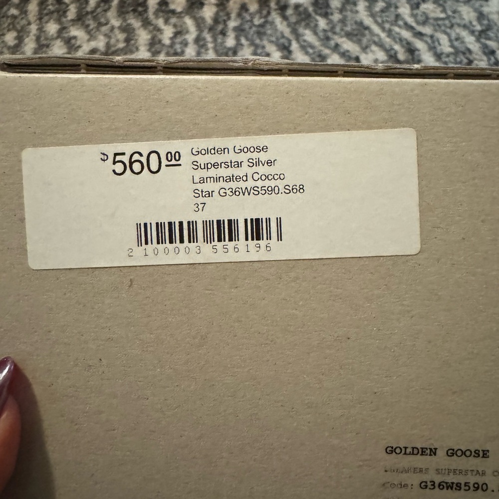 Golden Goose Silver Glitter Sneakers - Picture 5 of 9